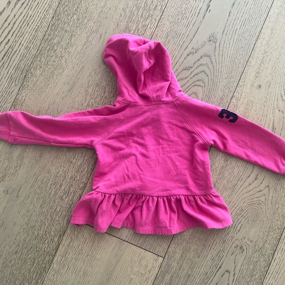 💥HP 💥 Ralph Lauren 18 months hot pink zip up jacket hoodie - Picture 6 of 7